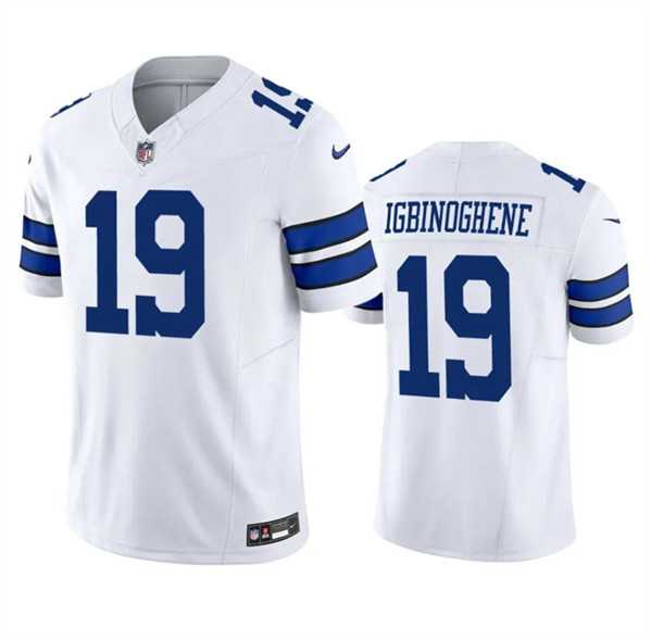 Men & Women & Youth Dallas Cowboys #19 Noah Igbinoghene White 2023 F.U.S.E. Vapor Limited Jersey->dallas cowboys->NFL Jersey